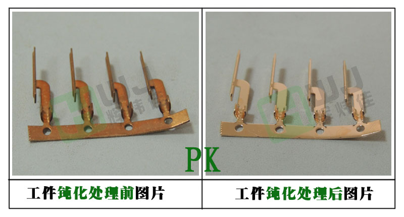 輝煒佳銅合金鈍化效果